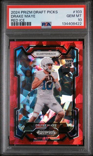 2024 PANINI PRIZM DRAFT PICKS | RED ICE
#103 DRAKE MAYE